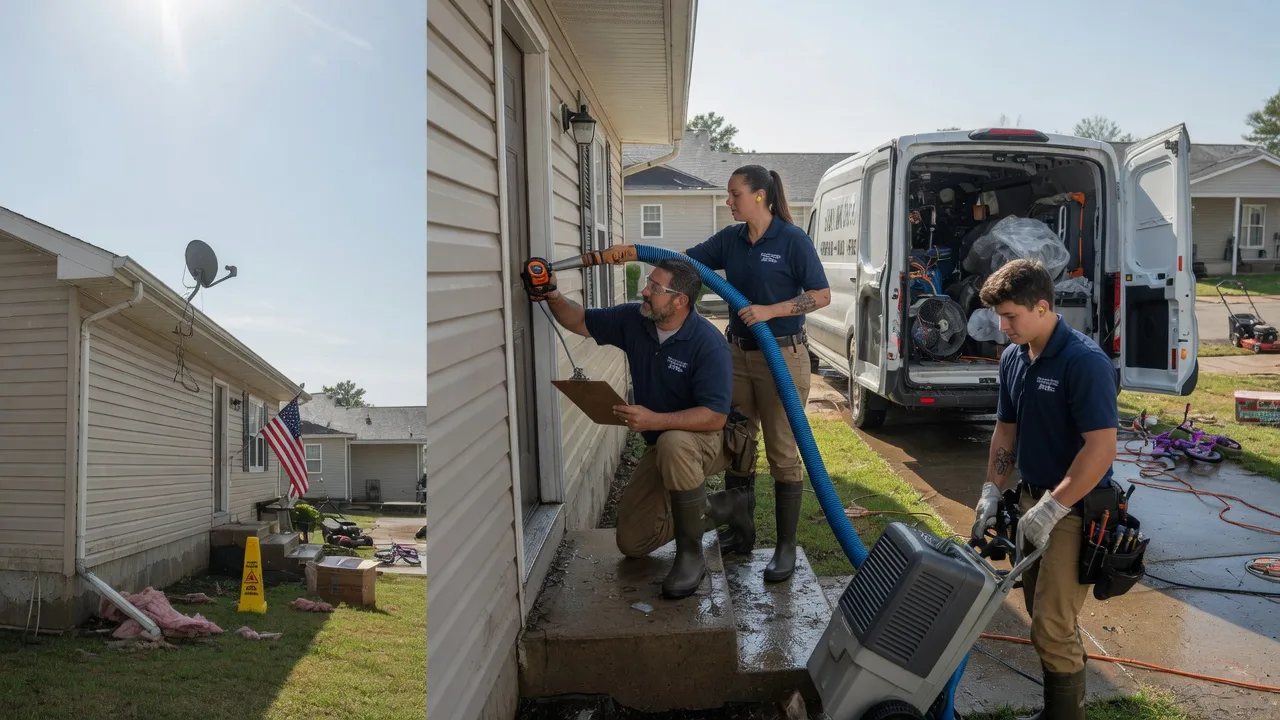 Ceiling Water Damage Restoration in Burlington, OK near me
